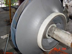 Рабочее колесо насоса восстановлено с помощью Belzona 1311 (Ceramic R-Metal)