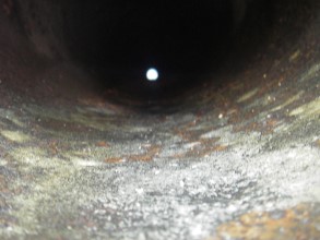 Коррозия внутренней поверхности трубопровода подачи воды