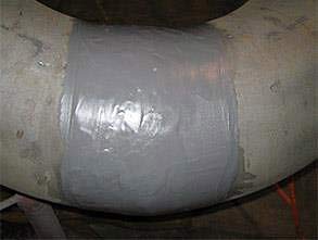 Устранение течи в трубе с применением Belzona 1211 (E-Metal)