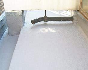 Крыша защищена бесшовным покрытием Belzona 3111 (Flexible Membrane)