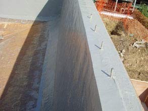 После восстановления бетона нанесено покрытие Belzona 5811 (Immersion Grade) для защиты от дальнейших повреждений